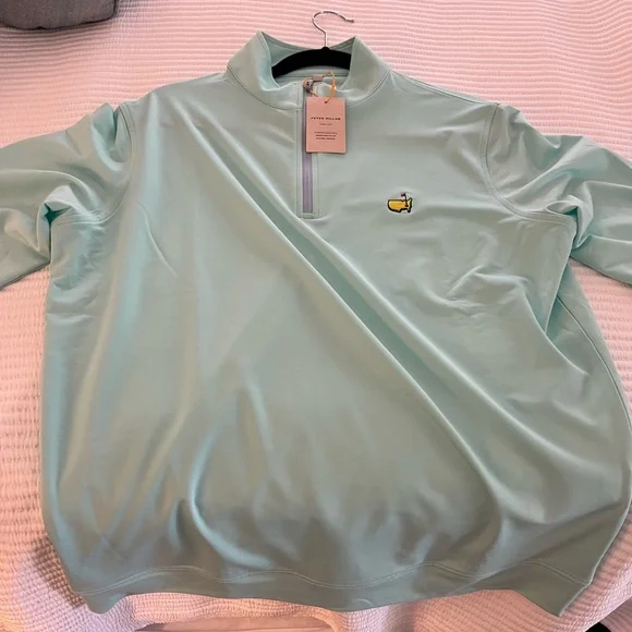 Peter Millar Masters Pullover- Mint Green - Picture 1 of 1